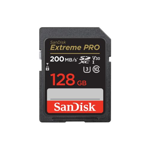 Карта памяти SanDisk SDXC Extreme Pro 128GB 200MB/s V30 UHS I