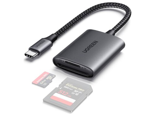 Картридер UGREEN 2 in 1 USB SD