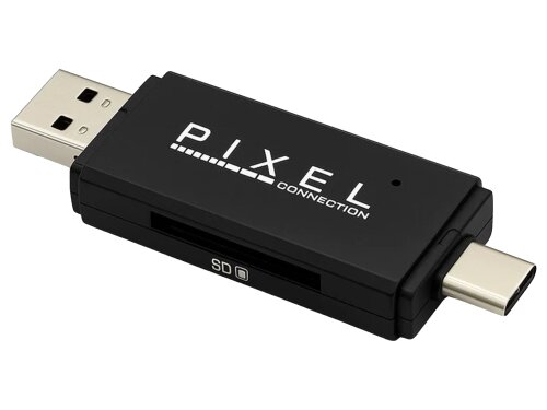 Картридер PIXEL Connection 2-in-1 USB-A / USB-C