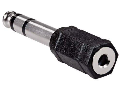 Переходник с Mini Jack 3.5 (мама) на Jack 6.3 (папа)