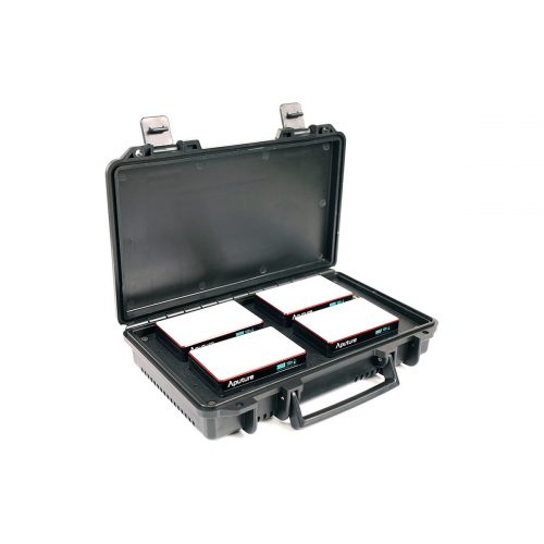 Aputure MC 4-Light Travel Kit с зарядным кейсом