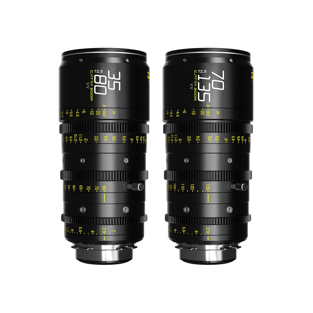 Комплект DZOFilm Catta Ace 35-80/70-135mm T2.9 Cine Zoom (PL/EF)